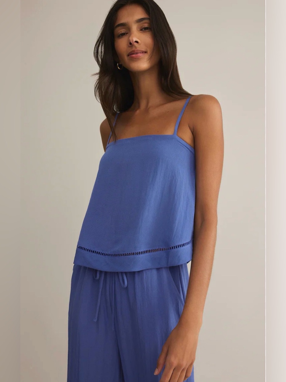 NWT Z Supply La Luz Tank in Riviera Blue Size XS